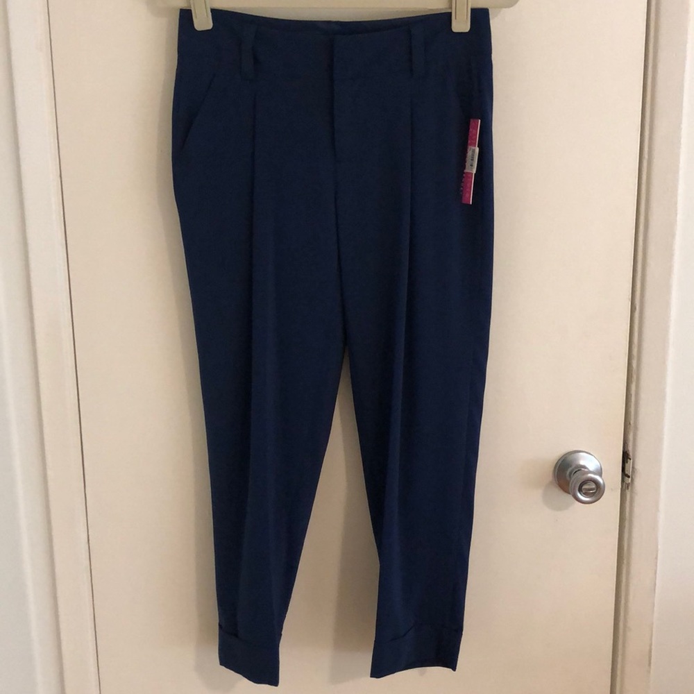 Alice & Olivia Navy Blue Pants